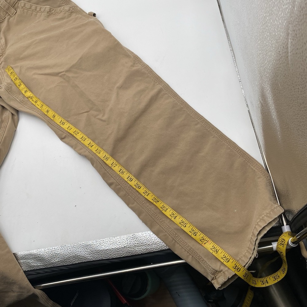 CARHARTT B151 DKH Duck Canvas Loose Original Fit Carpenter Work Pants Mens 36x30 - Picture 9 of 13